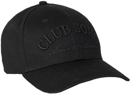 pet met logo Monique  zwart - One Size,