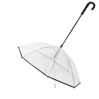 Pet Paraplu, Hond Wandelen Paraplu, Met Leiband, Geschikt Voor Kleine Honden