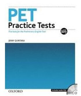 PET Practice Tests with key practice tests + audio-cd's pack