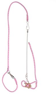 Pet Rat Muis Harness Verstelbare Rope Fret Hamster Finder Bell Leash Lead