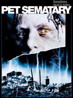 Pet Semetary Sometimes Dead Is Better Men's T-Shirt - Zwart - XXL