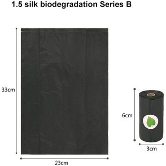 Pet Supply Biologisch Afbreekbaar Hond Kak Tassen Earth-Friendly15 Stuks/Roll 3 Kleuren Geurende Vuilniszak Pet Outdoor Kak Pick Up gereedschap zwart tasteless