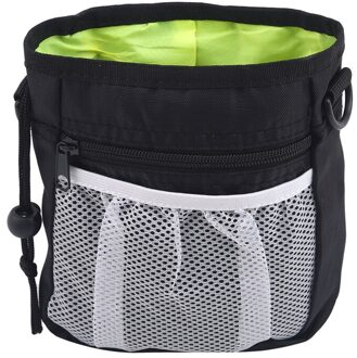 Pet Training Pakket Snack Tas Outdoor Zakken Out Draagbare Oxford Doek Training Opvouwbare Hond Zak Kat Carrier zwart