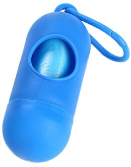 Pet Vuilniszak Opbergdoos Case Schoon Afval Kruk Carrier Houder Duurzaam Pil Vorm SCI88 blauw
