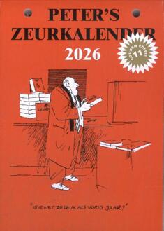 Peter's Zeurkalender 2026 -  Peter van Straaten (ISBN: 9789463362214)