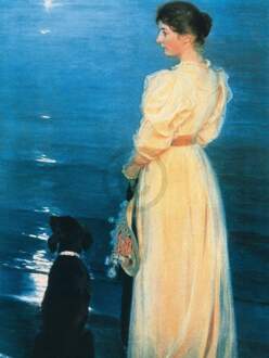 Peter Severin Krøyer - Summer Evening At Skagen Kunstdruk 60x80cm