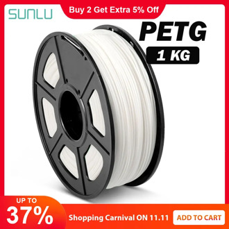 PETG 3D Printer Filament 1.75mm Dooling Gift Material Hot Sale Black Color PETG 3D Filament Consumables 1KG/2.2LBS