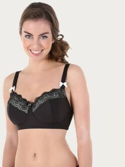 Petit Amour Borstvoedingsbh / Voedingsbh Elaya Zwart - 85D|75E|80E|75F|85F|