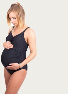 Petit Amour PositieBadpak / Zwangerschapsbadpak Antonie Black - XS/S|M/L|XL/XXL|