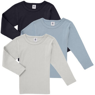 Petit Bateau T-Shirt Lange Mouw Petit Bateau TSML X3" Multicolour - 6 jaar,8 jaar,10 jaar,12 jaar