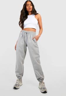 Petite Mix And Match Basic Oversized Jogger, Grey Marl - L
