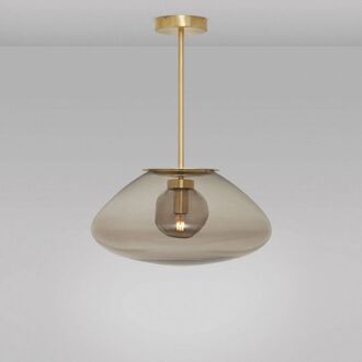Petra Large Hanglamp - Messing - Rookgrijs
