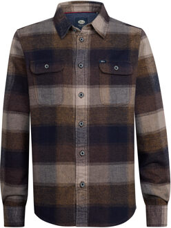 Petrol Casual Shirt bruin - 164/14J