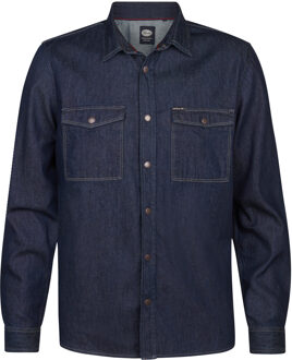 Petrol Casual Shirt donker blauw - XXL
