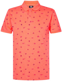 Petrol Industries All over print polo outer banks Oranje - L
