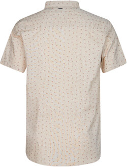 Petrol Industries Heren All-over Print Overhemd Starview - Bruin - 3XL