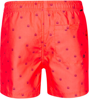 Petrol Industries Heren All-over Print Zwembroek Nautify - Roze Oranje - XL