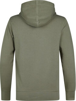 Petrol Industries Heren Artwork Hoodie Superior - Groen - maat Steen