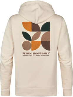 Petrol Industries Heren Backprint Hoodie Sparta - Geel - maat 3XL Beige