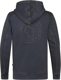 Petrol Industries Heren Backprint Monroe - Zwart Grijs