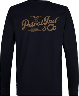 Petrol Industries Heren Backprint T-shirt Deadwood - Zwart