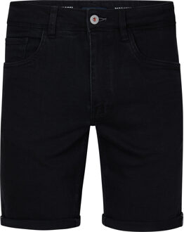 Petrol Industries Heren Bassano Denim Short Tropicana - Zwart