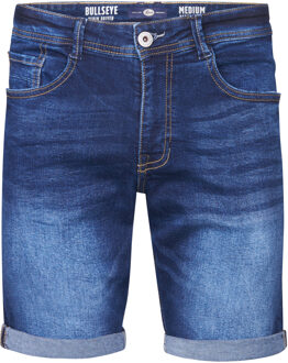 Petrol Industries Heren Bullseye Denim Short Sail - Blauw