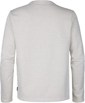 Petrol Industries Heren Casual Sweater Bluewave - Wit