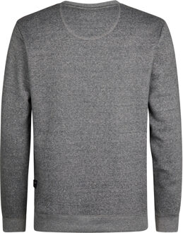 Petrol Industries Heren Casual Sweater Telluride - Zwart - maat M Grijs