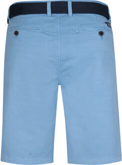 Petrol Industries Heren Chino Short met Riem Breezeview - Blauw