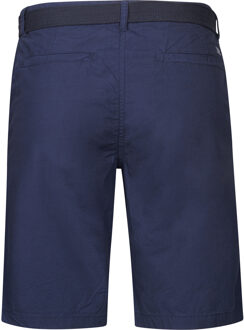 Petrol Industries Heren Chino Short met Riem Tropico - Blauw - maat