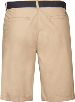 Petrol Industries Heren Chino Short met Riem Tropico - Bruin - 2XL