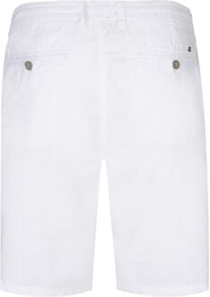 Petrol Industries Heren Chino Short Tropicwave - Wit