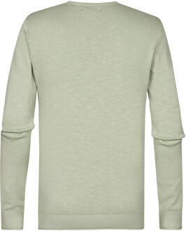 Petrol Industries Heren Comfortabele Trui Driftline - Groen - maat 3XL