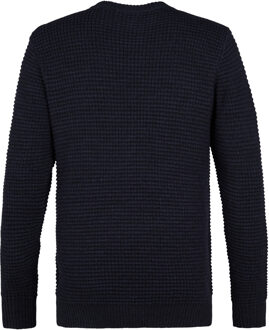 Petrol Industries Heren Comfortabele Trui Toledo - Zwart - maat S