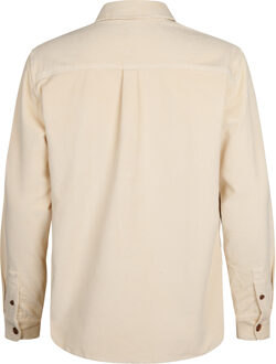 Petrol Industries Heren Corduroy Overhemd Menomonie - Geel Beige - S