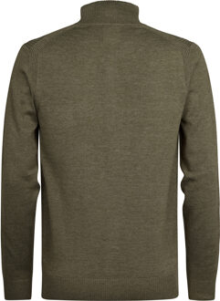 Petrol Industries Heren Fijngebreid Vest Nevada - Groen - 3XL