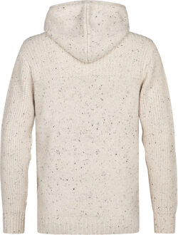 Petrol Industries Heren Gebreid Kabel Vest Anchorage - Wit Gebroken wit