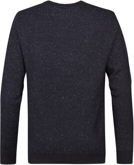 Petrol Industries Heren Gebreide Trui Crandon - Zwart - maat S