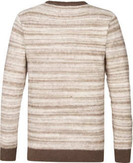 Petrol Industries Heren Gebreide Trui Eagle River - Bruin - 3XL