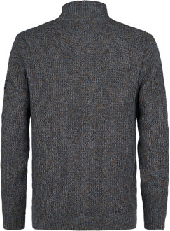 Petrol Industries Heren Gebreide Trui Salem - Blauw