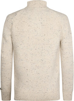 Petrol Industries Heren Gemêleerde Trui Buffalo - Wit