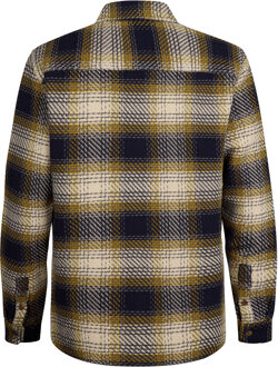 Petrol Industries Heren Geruite Overshirt Sheboygan - Blauw Navy