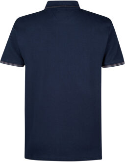 Petrol Industries Heren Klassieke Polo Aqua - Blauw - maat