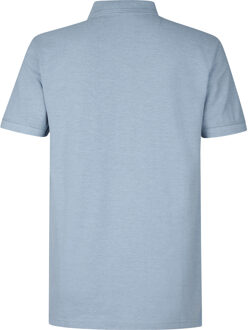 Petrol Industries Heren Klassieke Polo Pelican - Blauw - maat