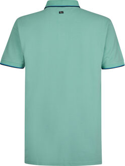Petrol Industries Heren Klassieke Polo Tideside - Groen - maat