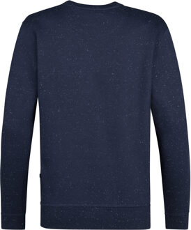 Petrol Industries Heren Logo-print Sweater Pagosa - Blauw - XL