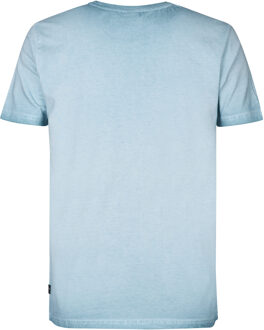 Petrol Industries Heren Logo T-shirt Ponce - Blauw
