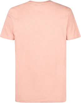 Petrol Industries Heren Logo T-shirt Shoreway - Rood - maat