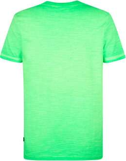 Petrol Industries Heren Logo T-shirt Stingray - Groen - maat